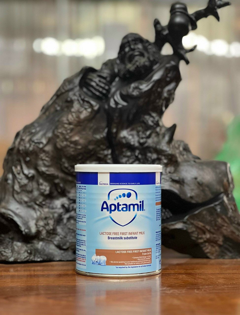 Sữa bột Aptamil Lactose Free FIRST INFANT MILK Anh hộp 400GR (0-12 tháng) (Dành cho trẻ bị dị ứng, bất dung nạp đường sữa)